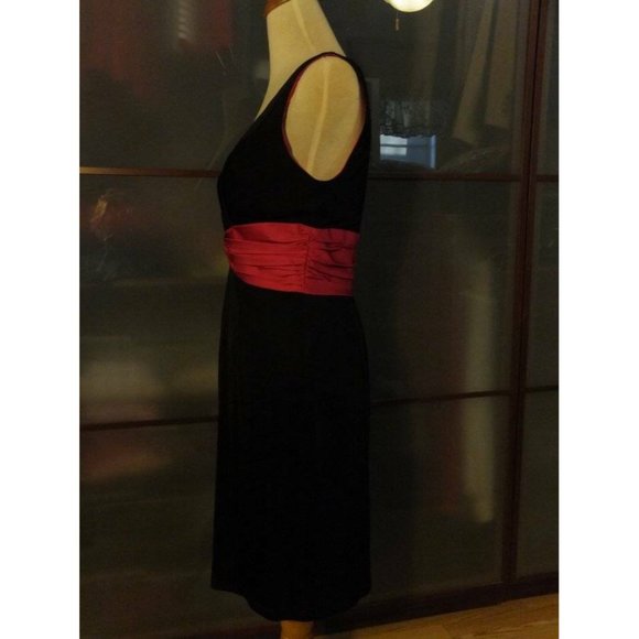 Kay Unger Twist Satin Waist Cocktail Dress 12 NEW - Picture 4 of 9
